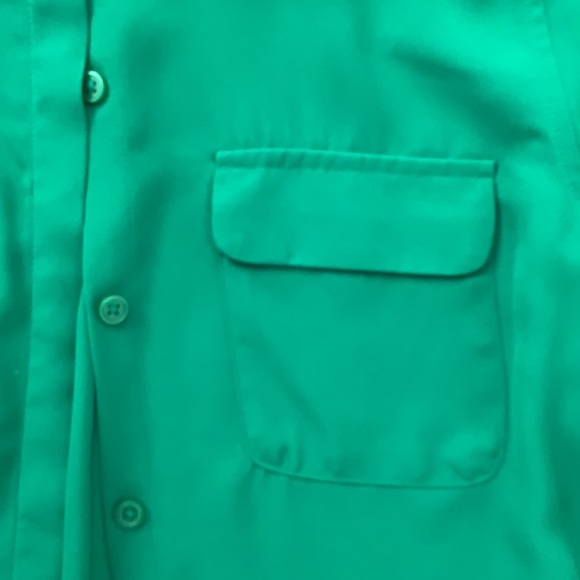 Who what wear green button front shirt - Picture 3 of 5